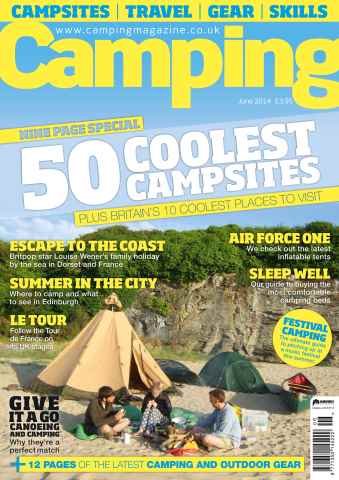 Camping issue 50 coolest campsites - June 2014