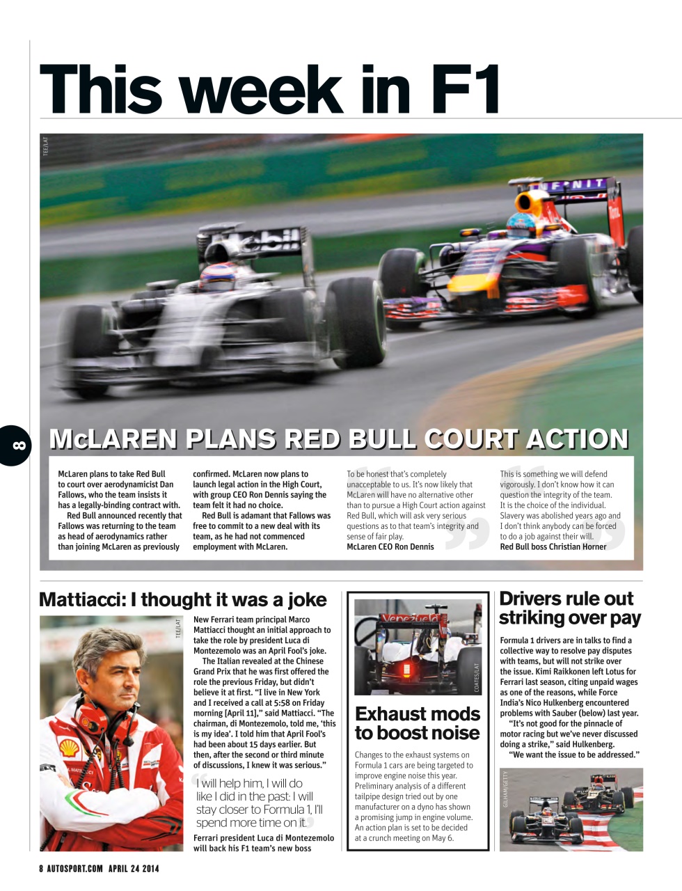 Autosport Preview Pages