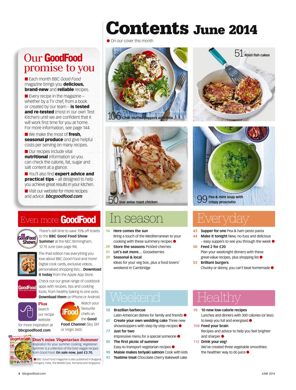 Good Food Magazine Preview Pages