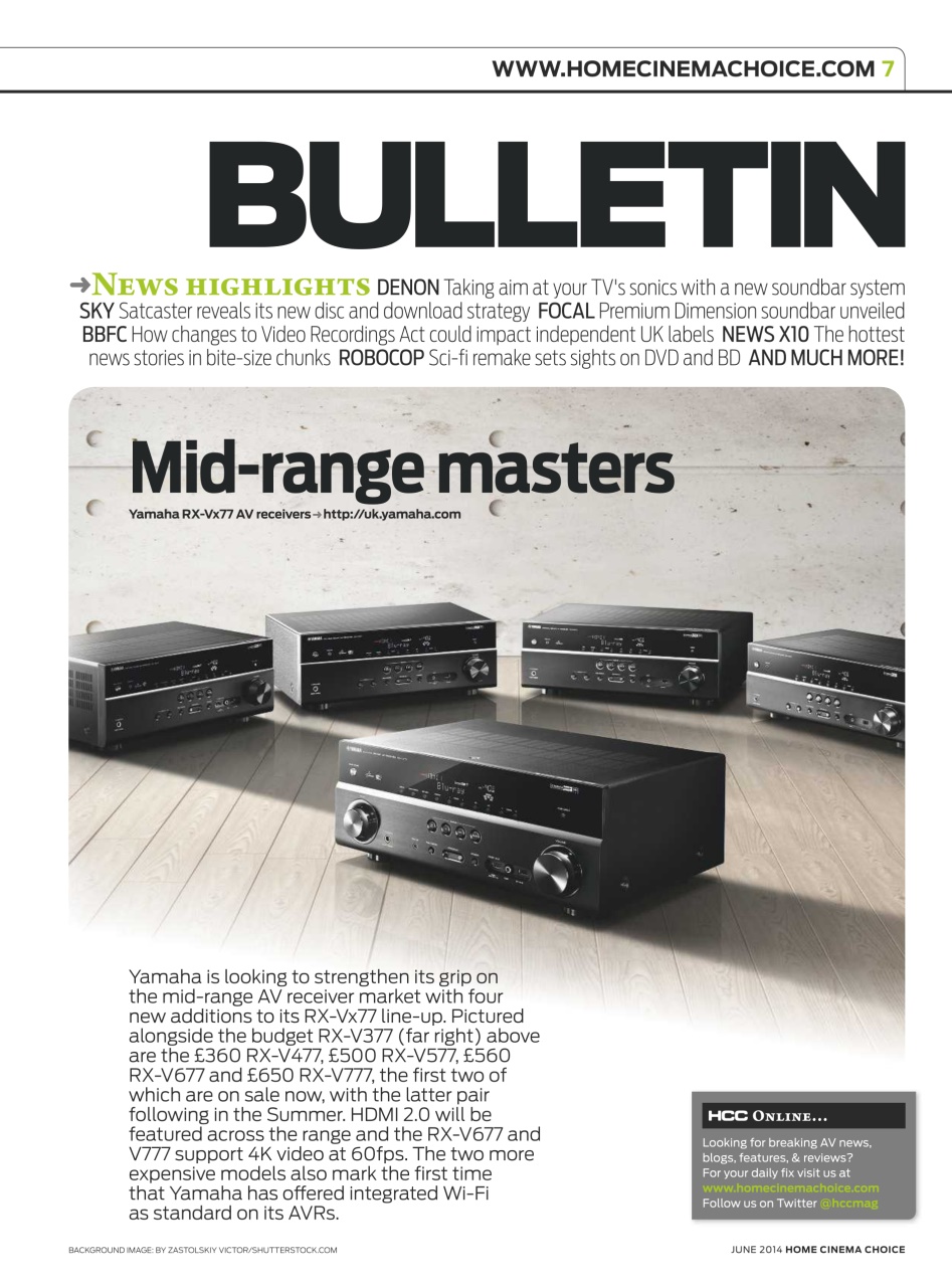 Home Cinema Choice Preview Pages