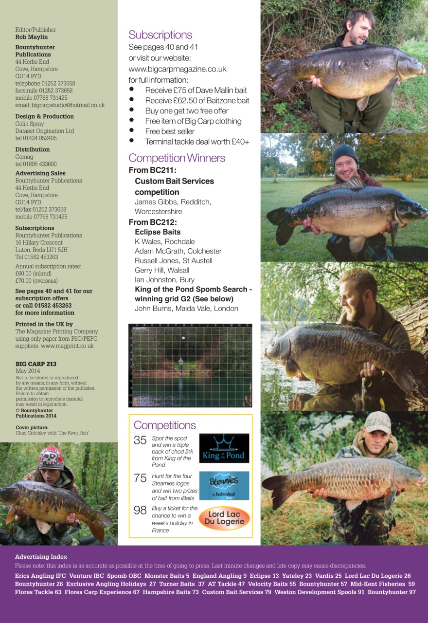 Big Carp Magazine Preview Pages
