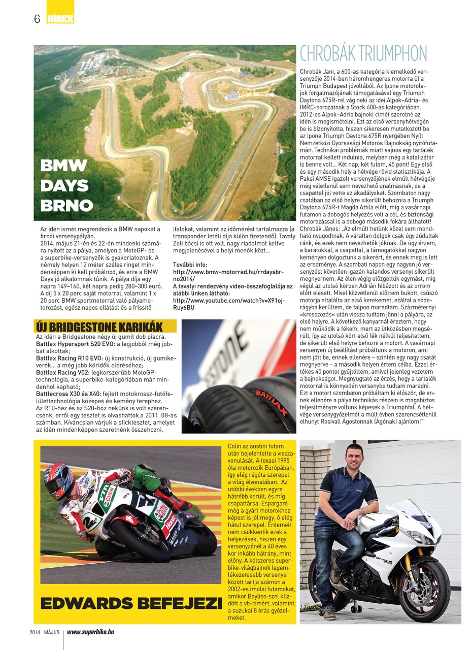 SuperBike Hungary Preview Pages