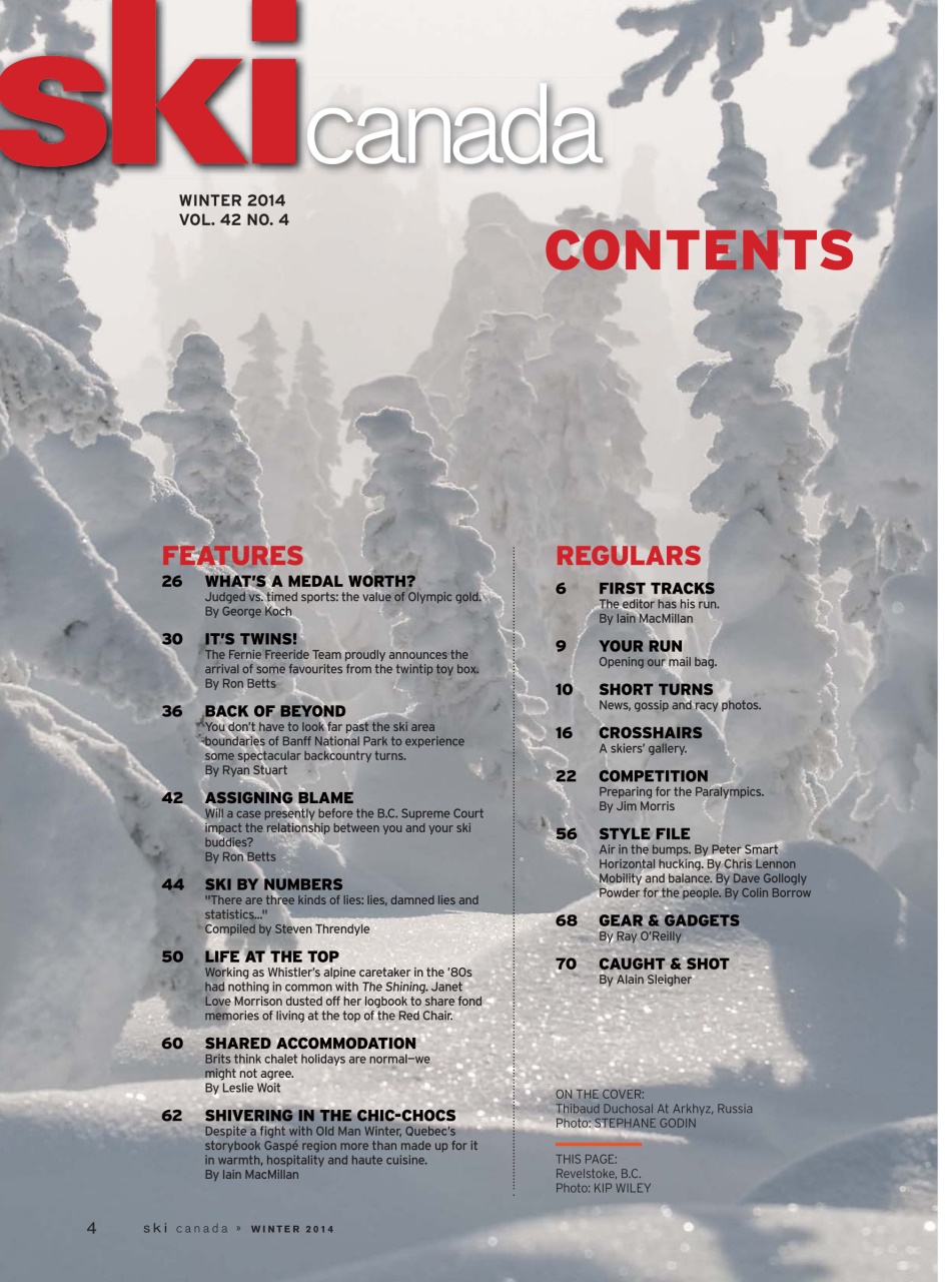 Ski Canada Preview Pages
