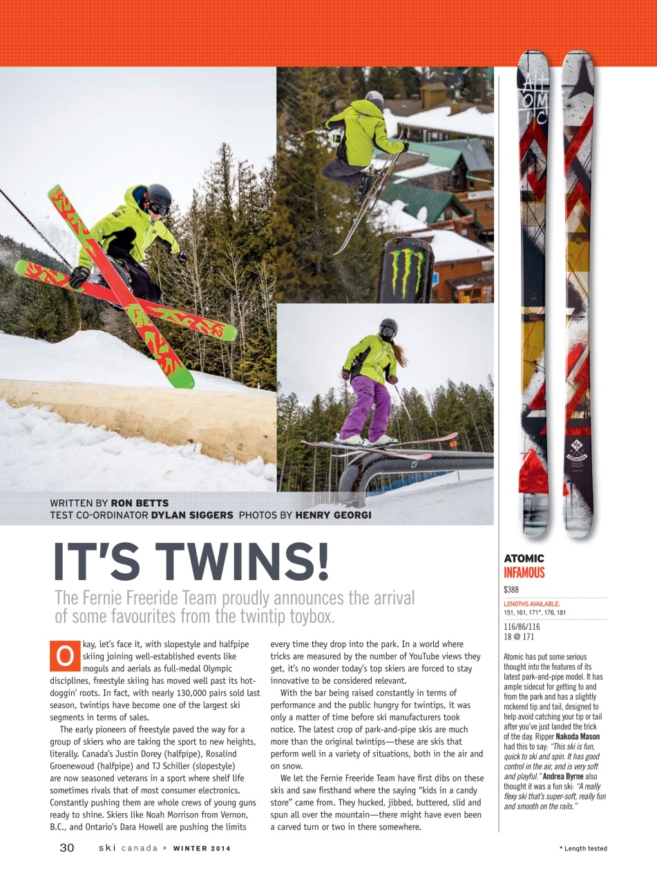 Ski Canada Preview Pages
