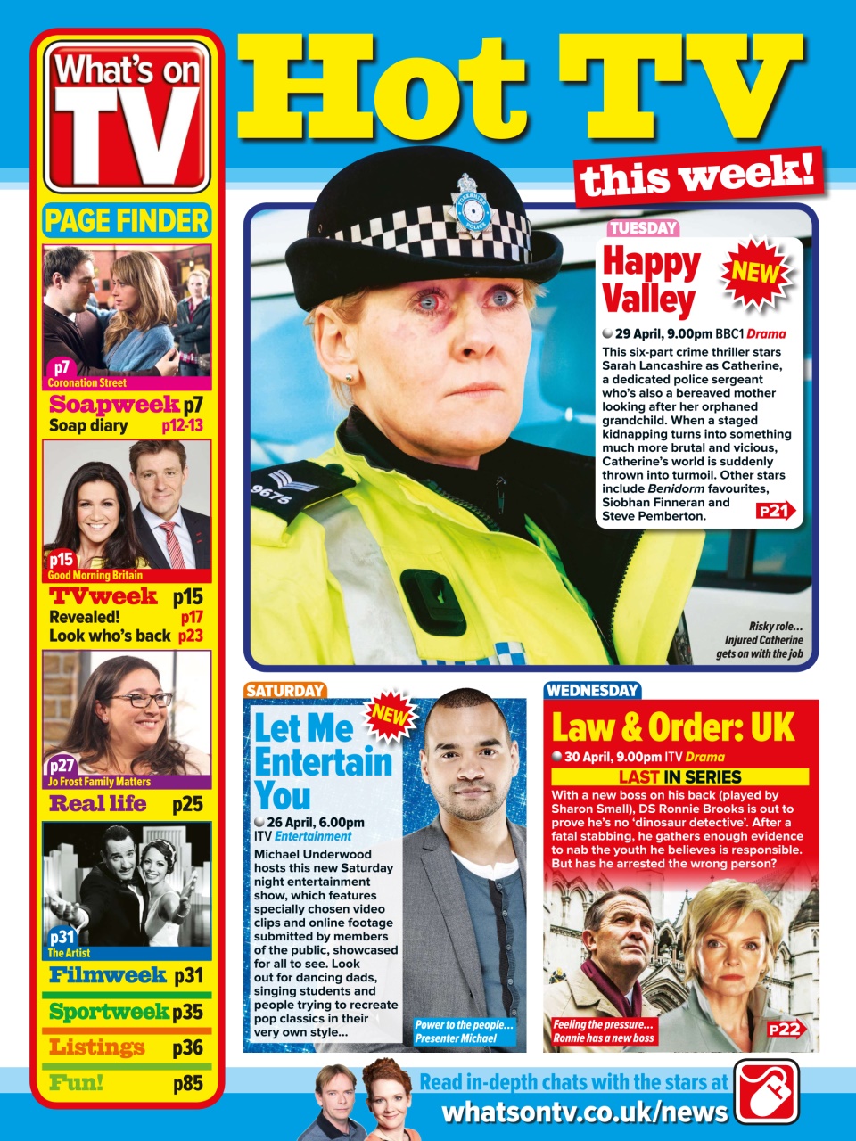 What's on TV Preview Pages