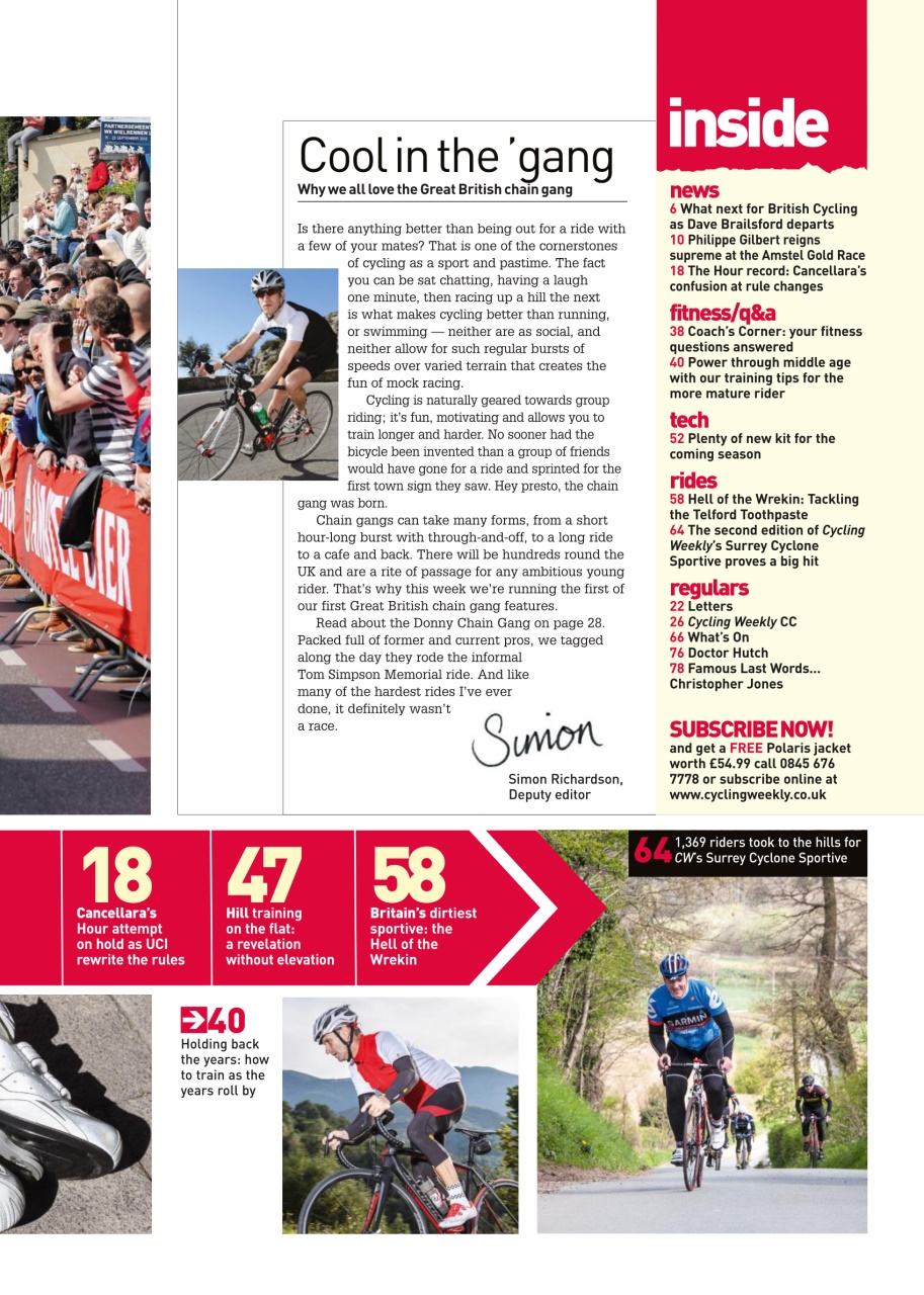 Cycling Weekly Preview Pages