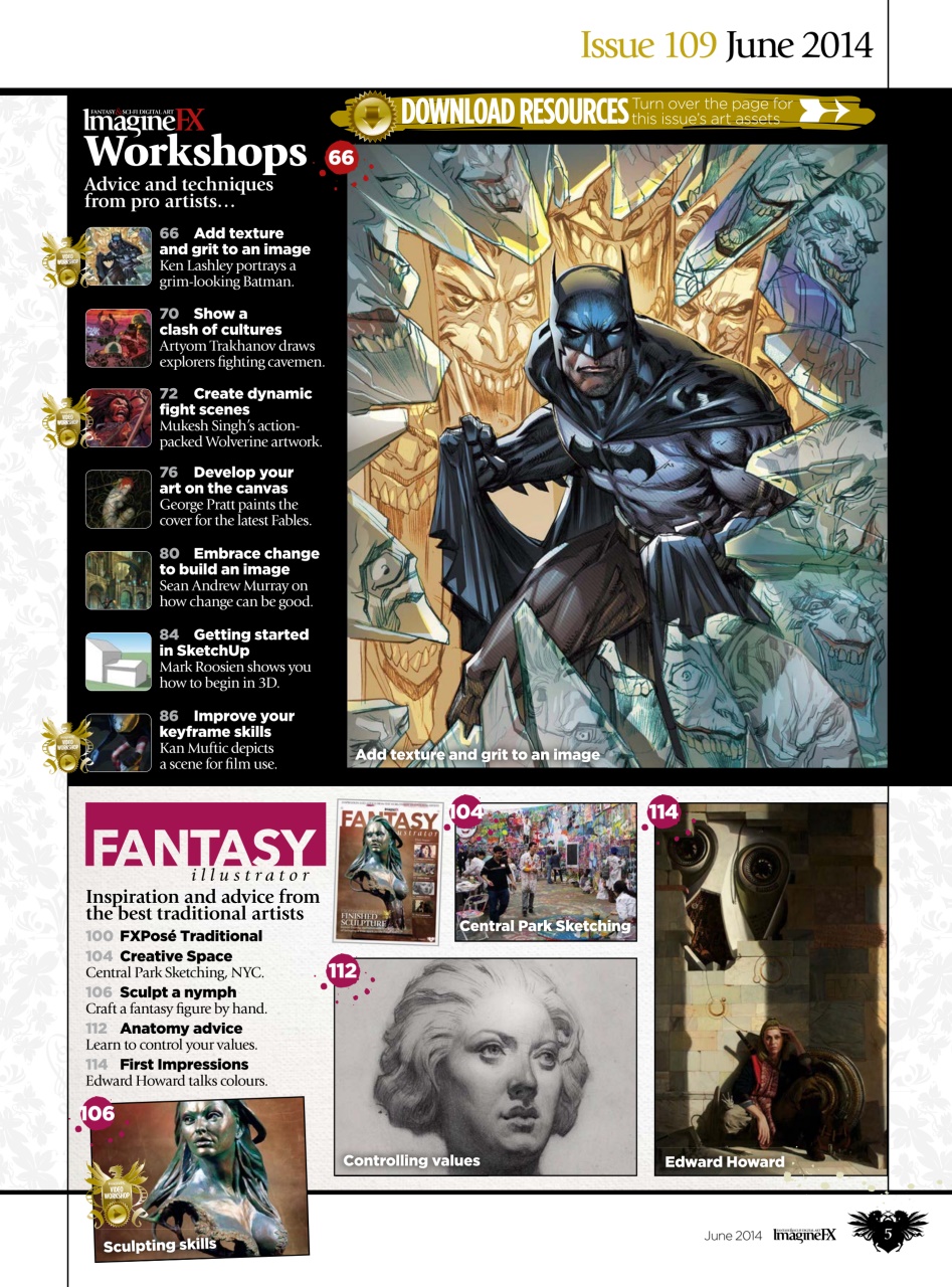 ImagineFX Preview Pages