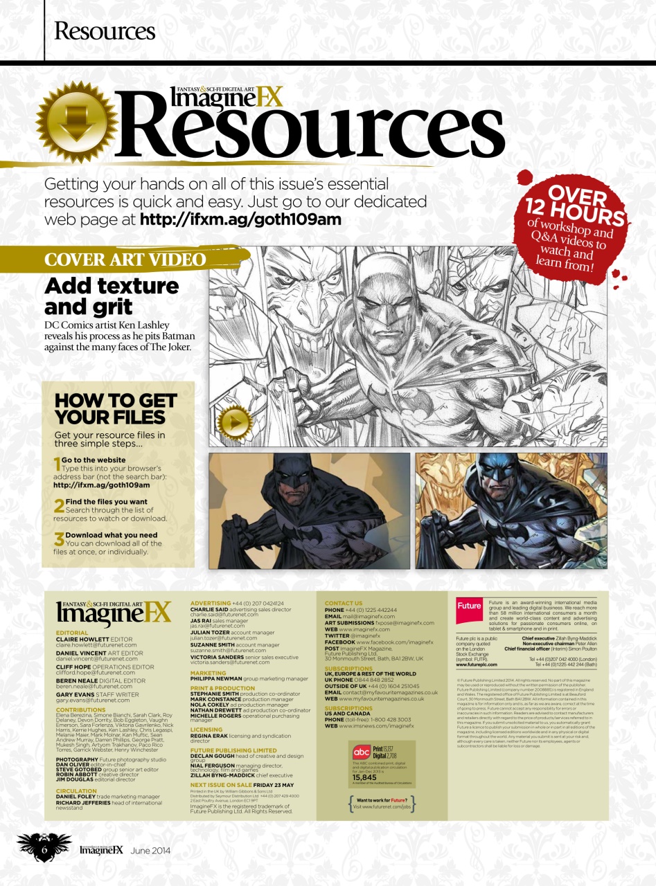 ImagineFX Preview Pages