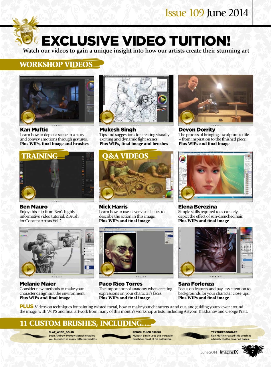 ImagineFX Preview Pages