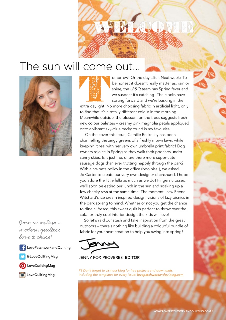 Love Patchwork & Quilting Preview Pages