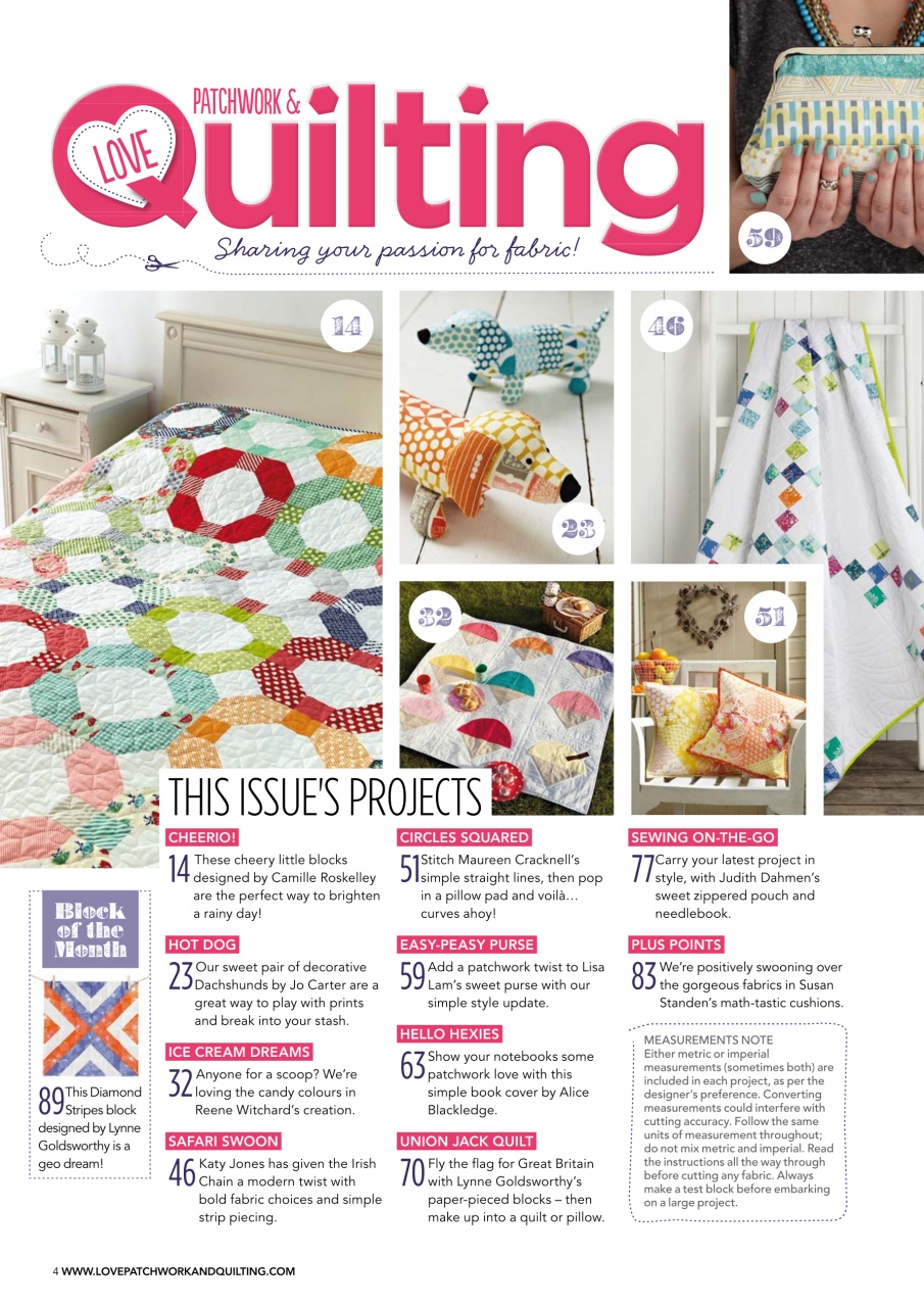 Love Patchwork & Quilting Preview Pages