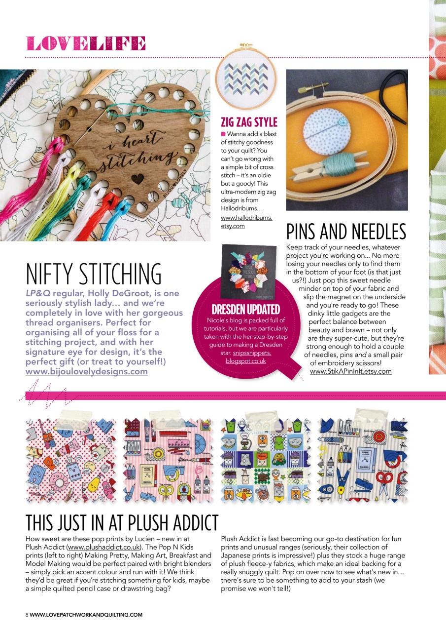 Love Patchwork & Quilting Preview Pages