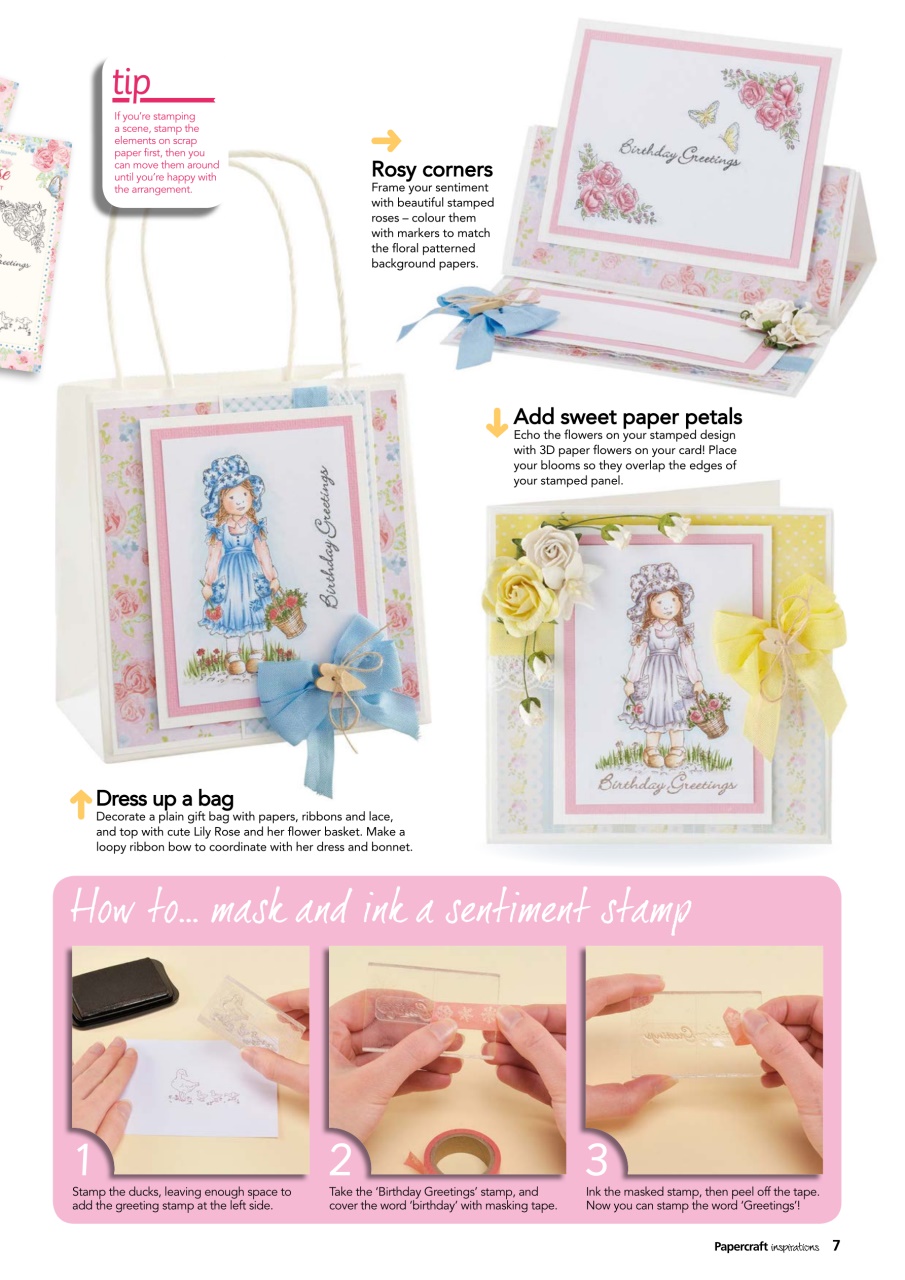 Papercraft Inspirations Preview Pages