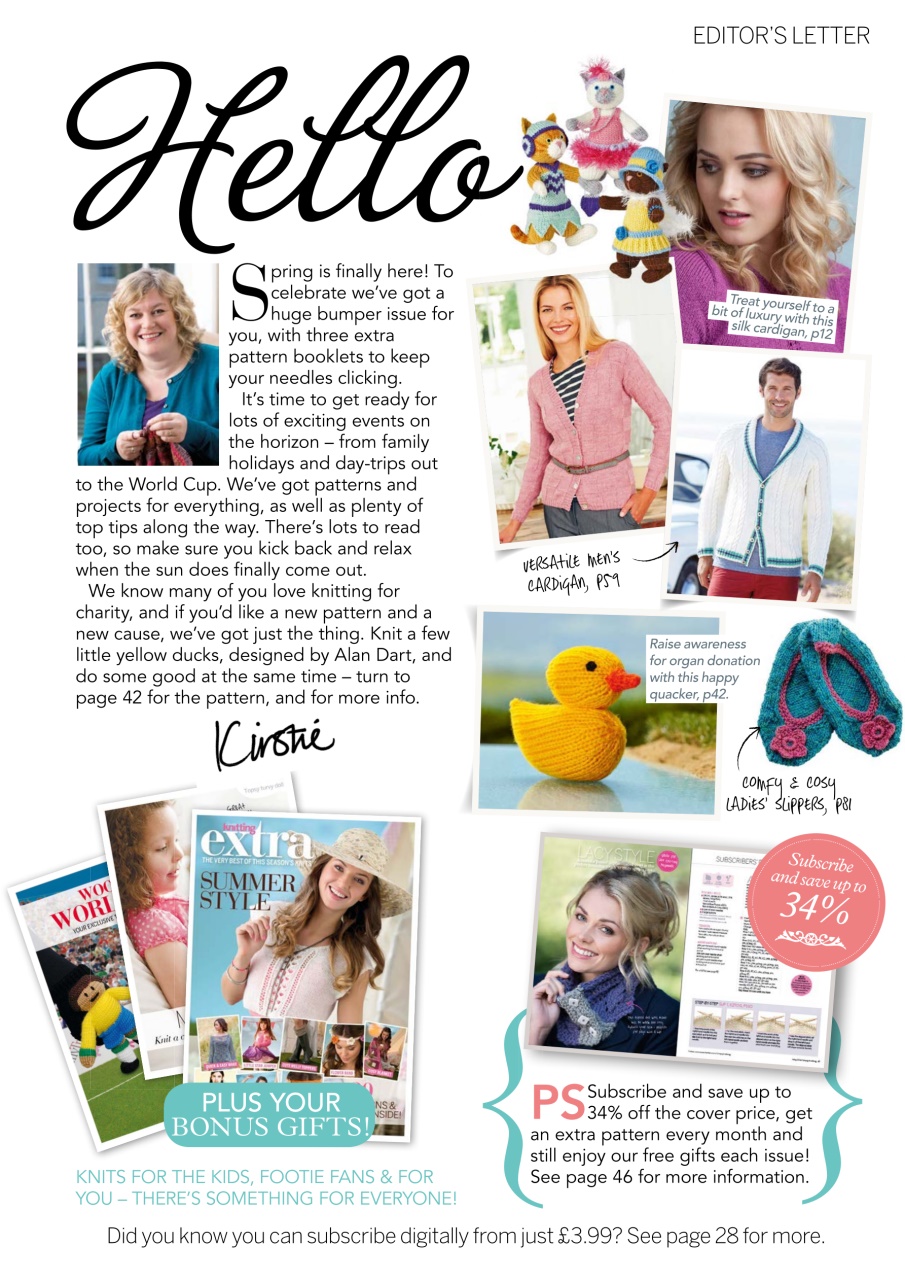 Simply Knitting Preview Pages