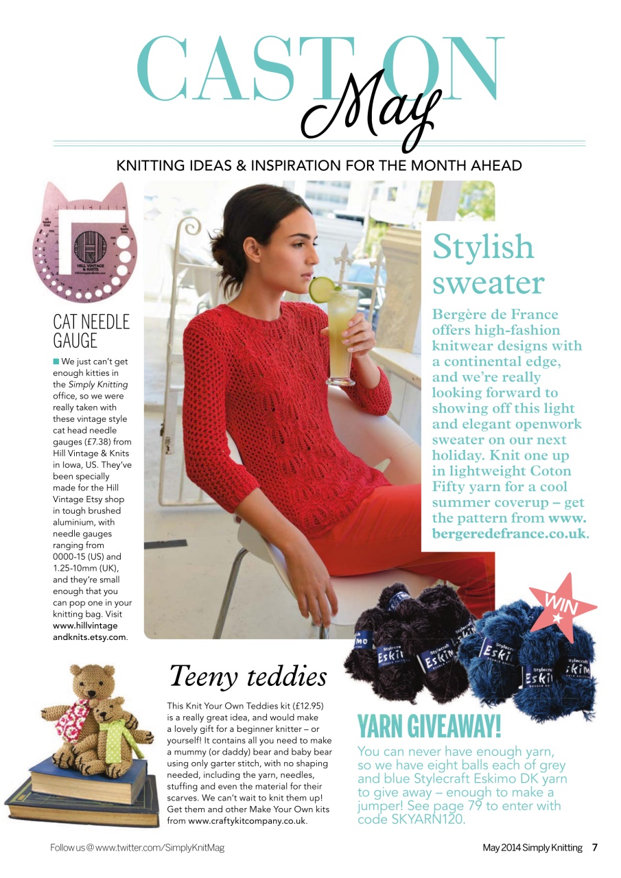 Simply Knitting Preview Pages