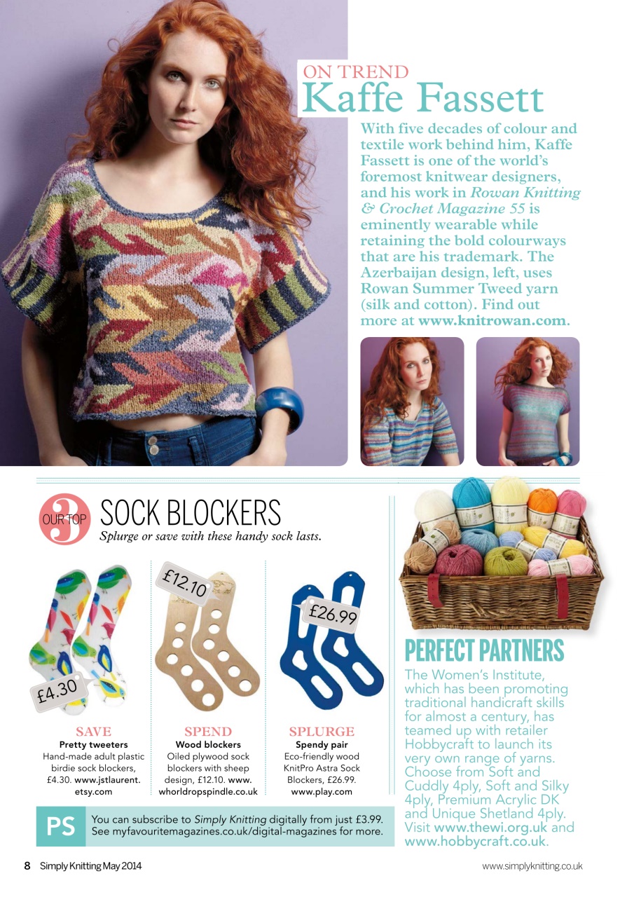 Simply Knitting Preview Pages