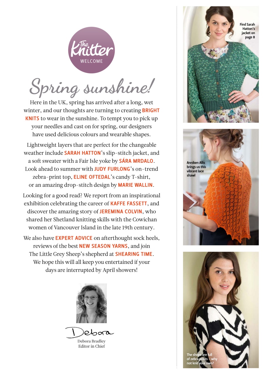 The Knitter Preview Pages