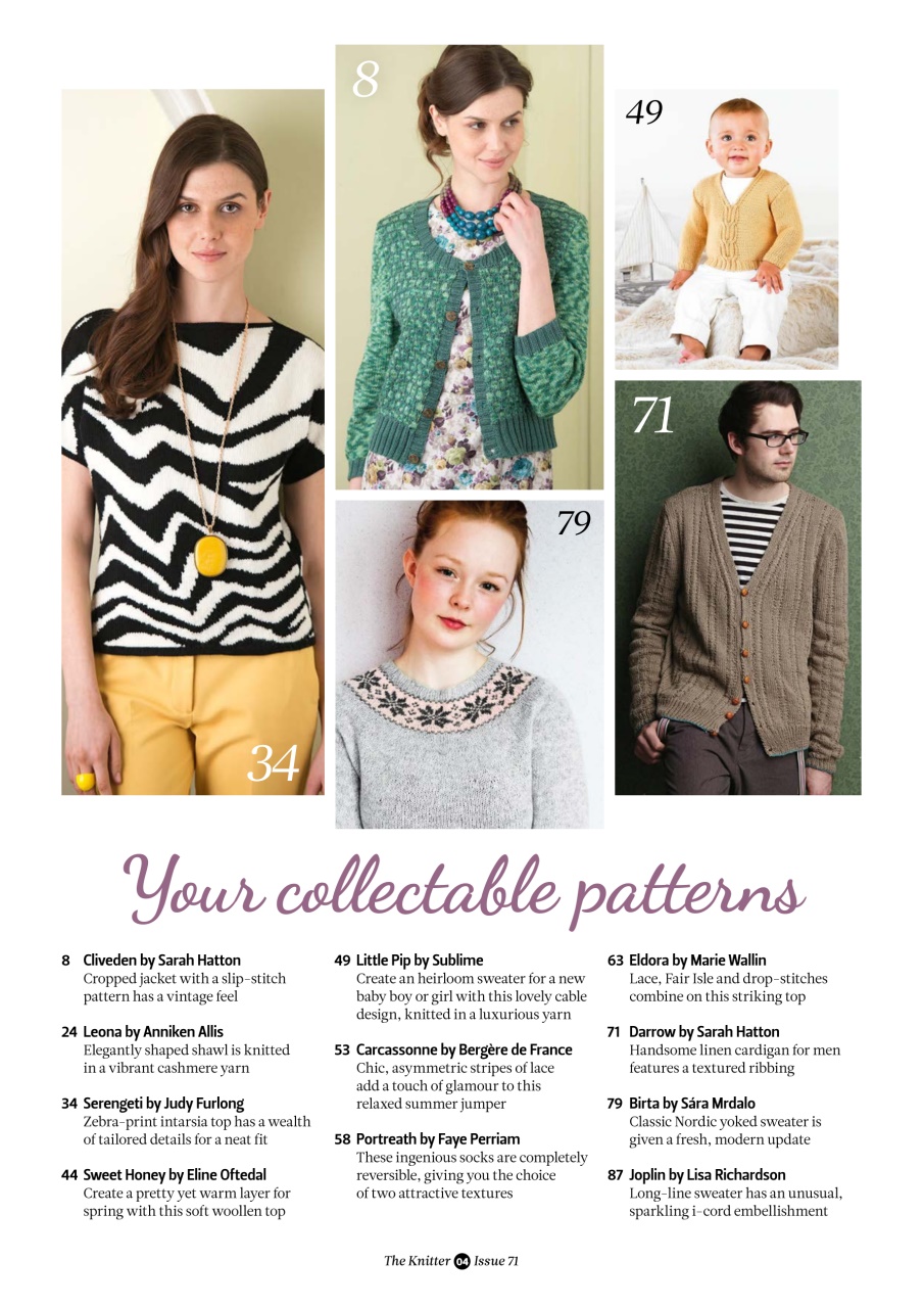 The Knitter Preview Pages