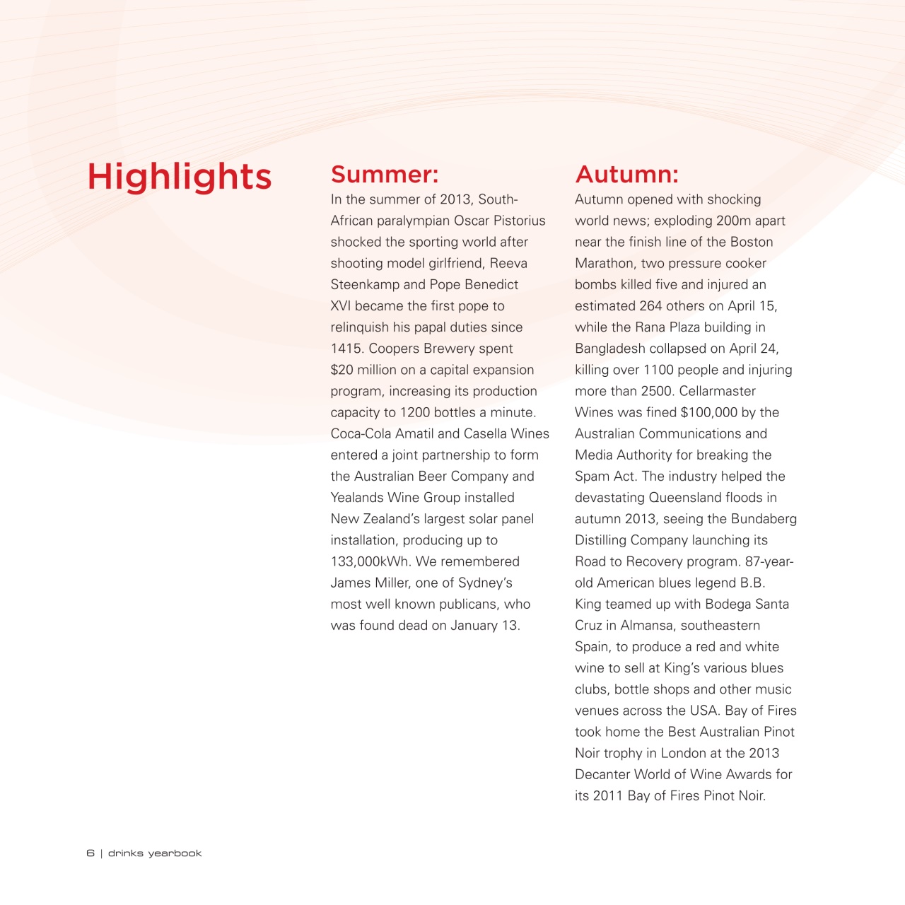 Drinks Trade Preview Pages