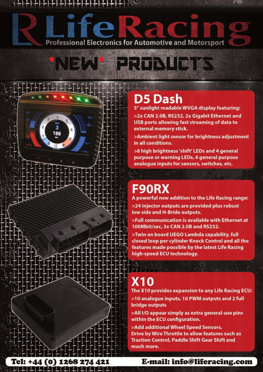 Race Engine Technology Preview Pages