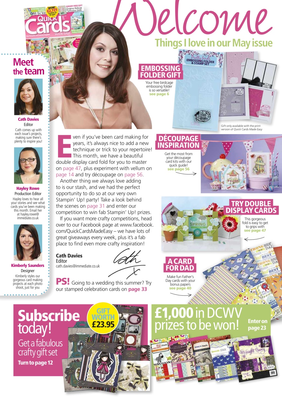 Quick Cards Made Easy Preview Pages