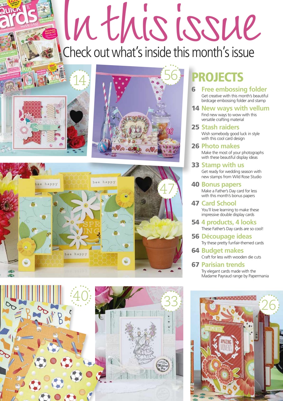 Quick Cards Made Easy Preview Pages