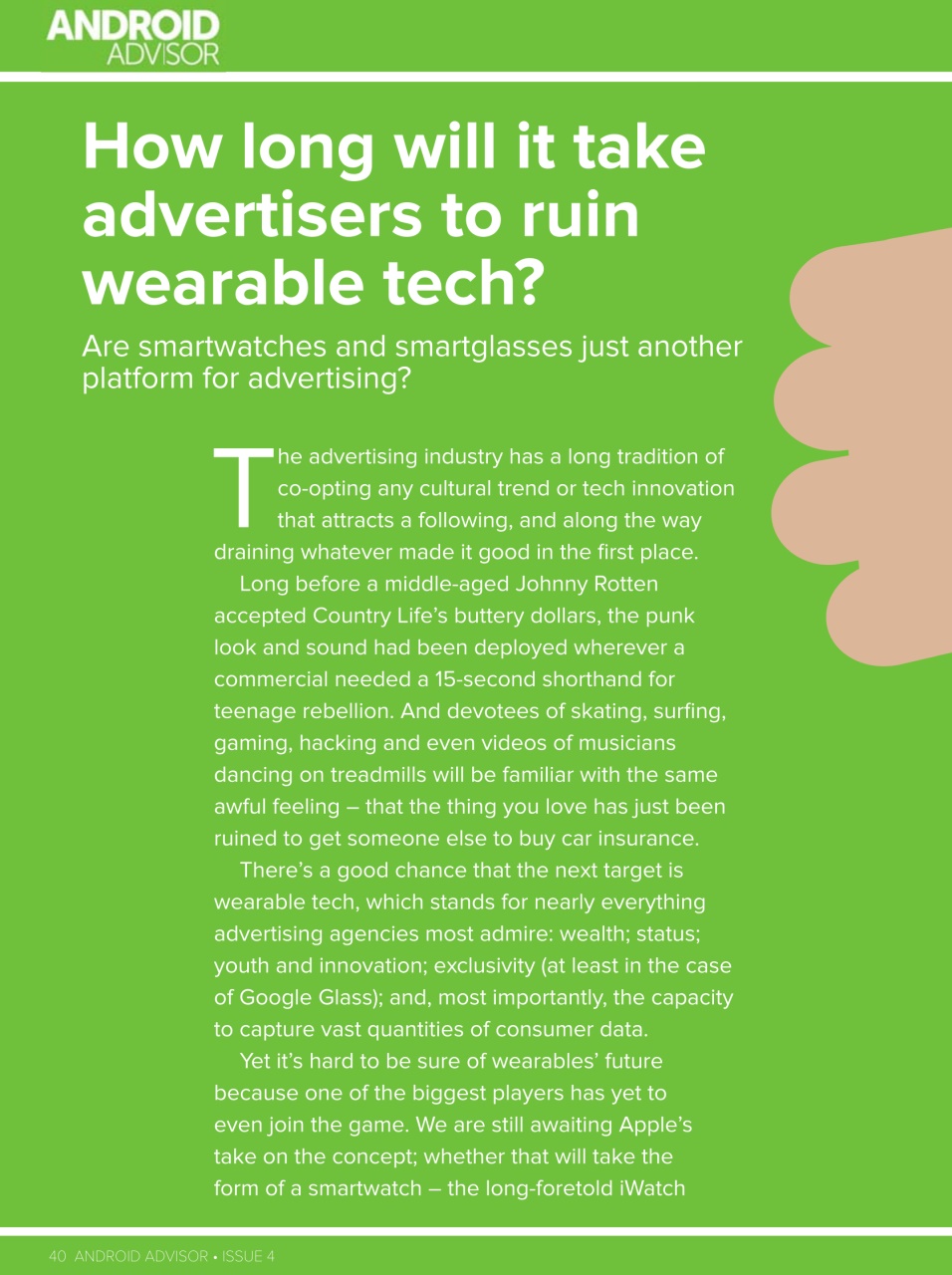 Android Advisor Preview Pages