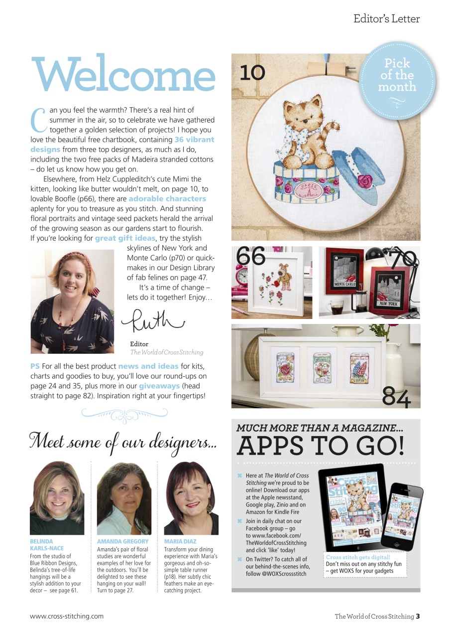 The World of Cross Stitching Preview Pages