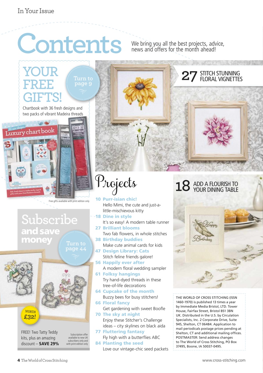 The World of Cross Stitching Preview Pages