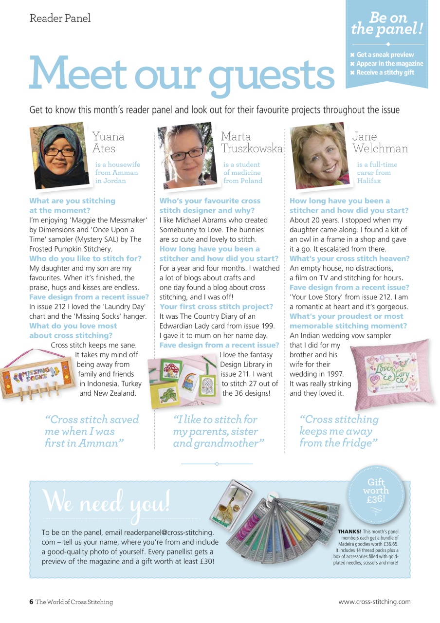 The World of Cross Stitching Preview Pages