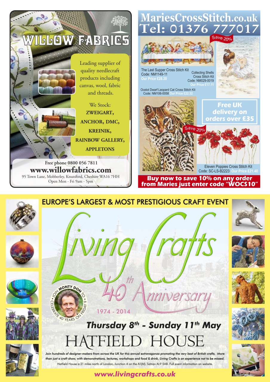 The World of Cross Stitching Preview Pages