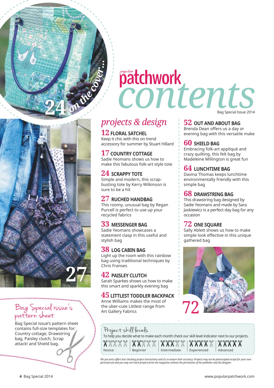 Popular Patchwork Magazine Preview Pages