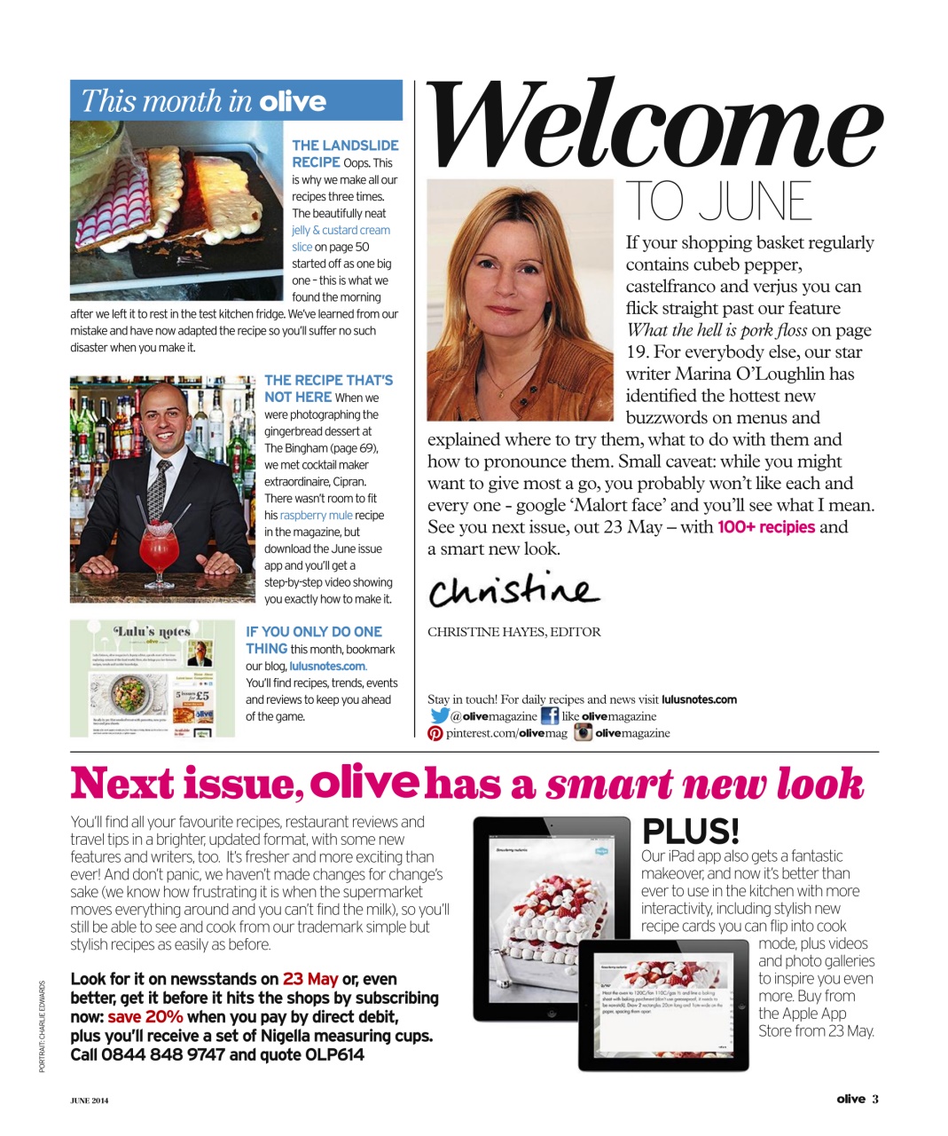 Olive Magazine Preview Pages