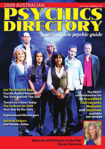 Australian Psychics Directory 2009 issue Australian Psychics Directory 2009