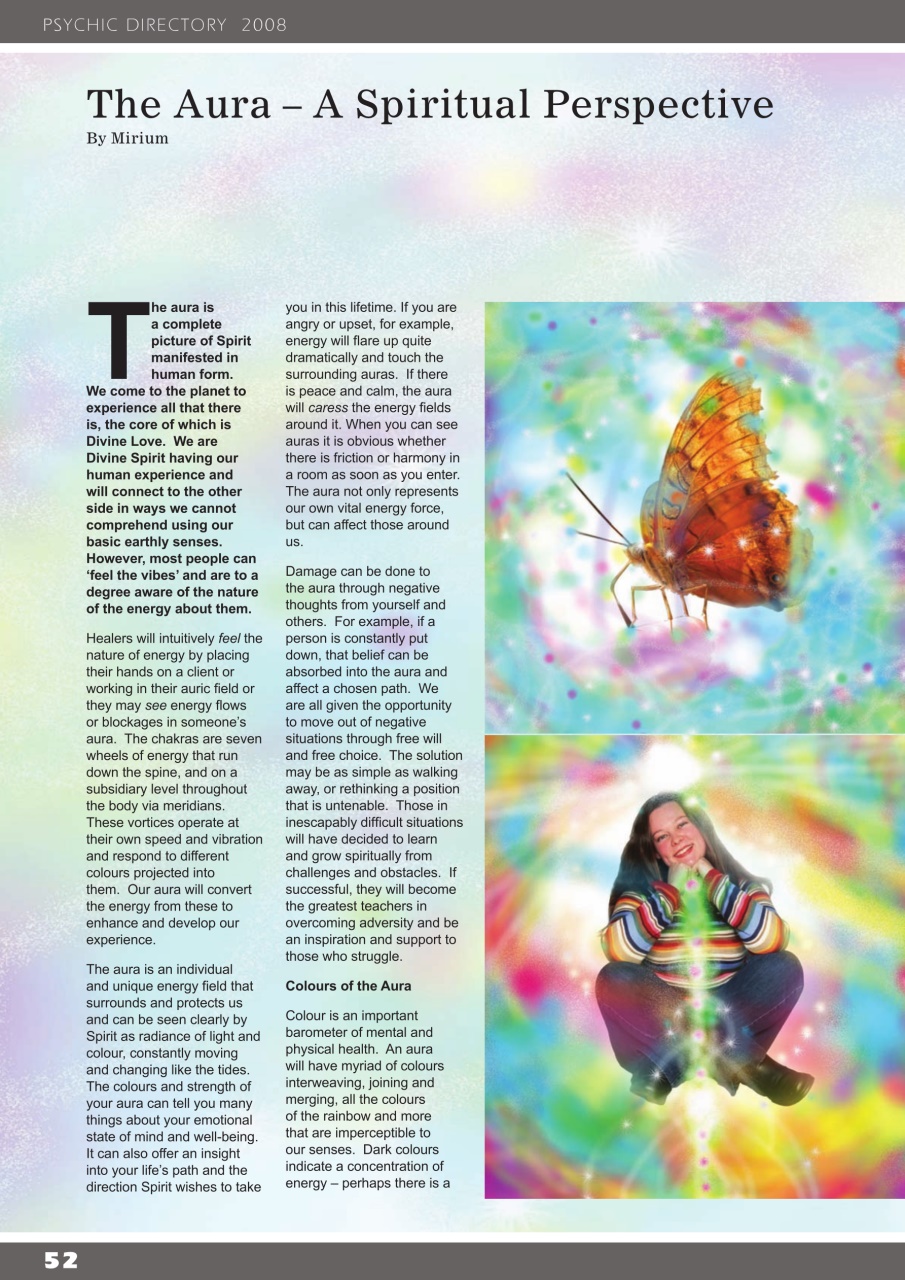 International Psychics Directory Preview Pages