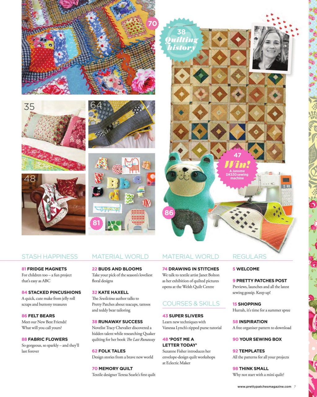 Pretty Patches Magazine Preview Pages