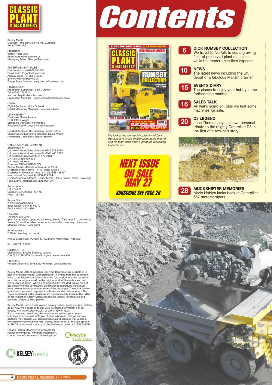 Classic Plant & Machinery Preview Pages
