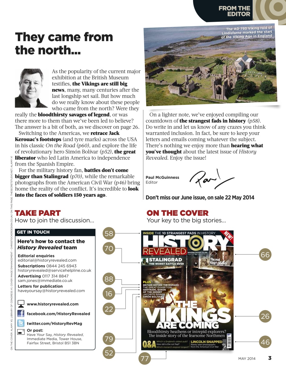 BBC History Revealed Magazine Preview Pages