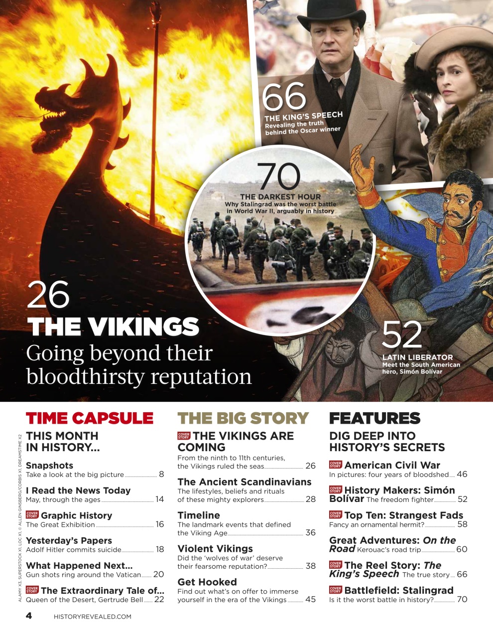 BBC History Revealed Magazine Preview Pages