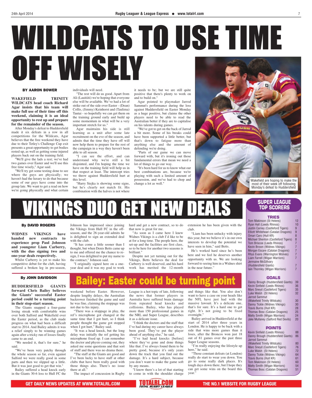 League Express Preview Pages