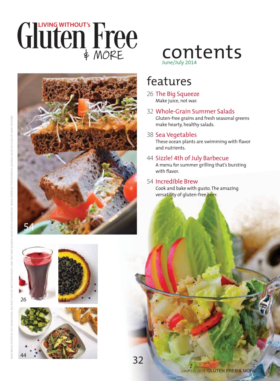 Gluten Free & More Preview Pages