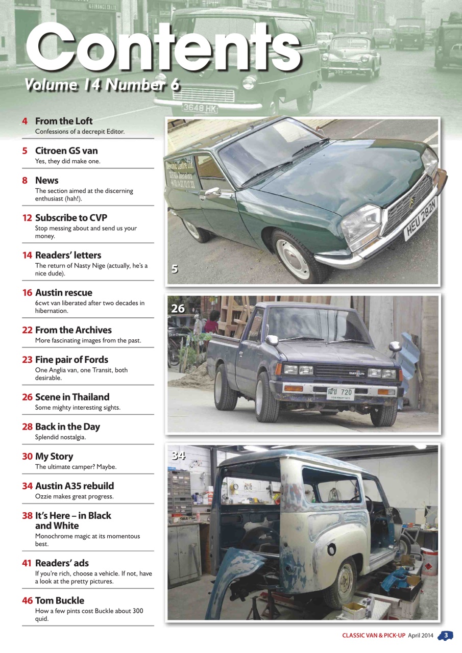Classic Van & Pick-up Preview Pages