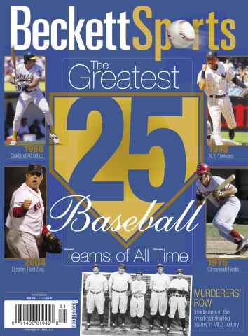 Beckett Baseball Magazine issue The Greatest 25 Baseball 2014