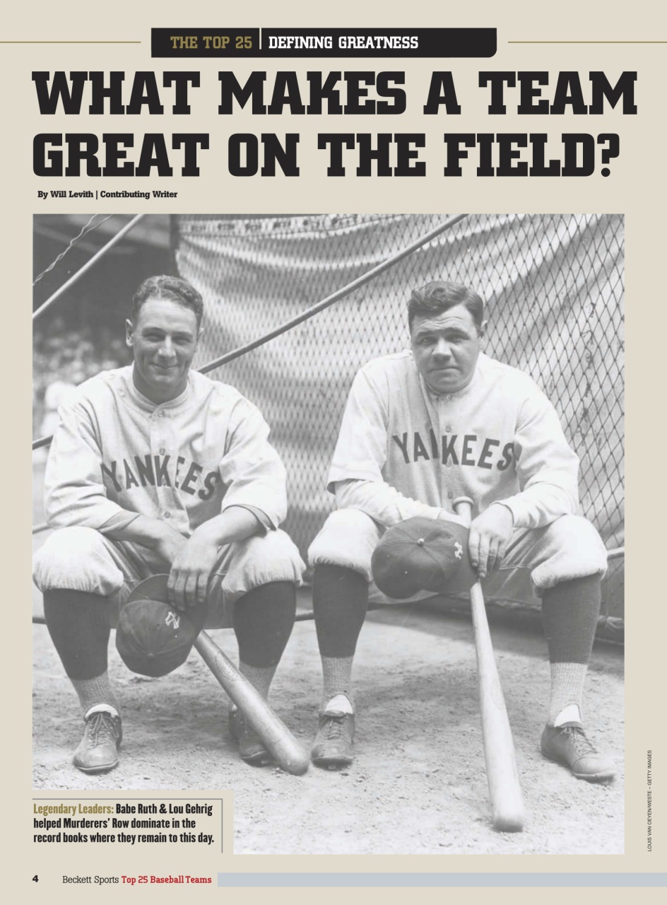 Beckett Baseball Magazine Preview Pages