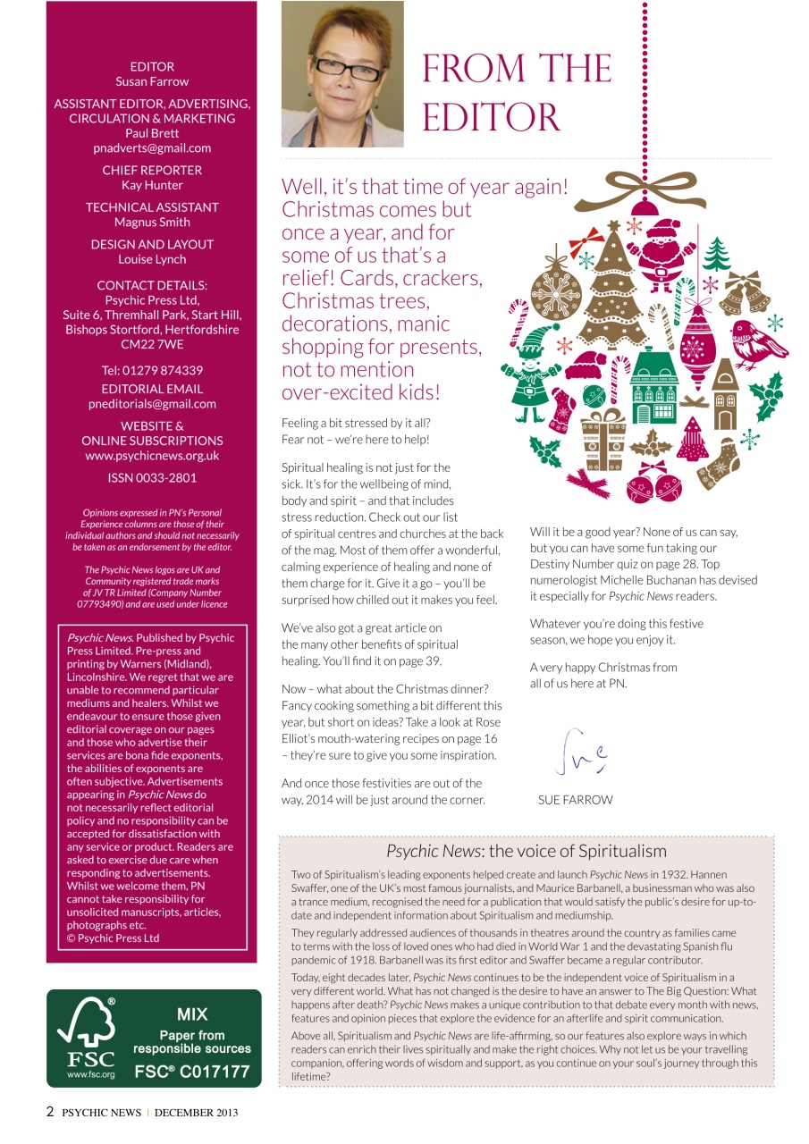 Psychic News Preview Pages