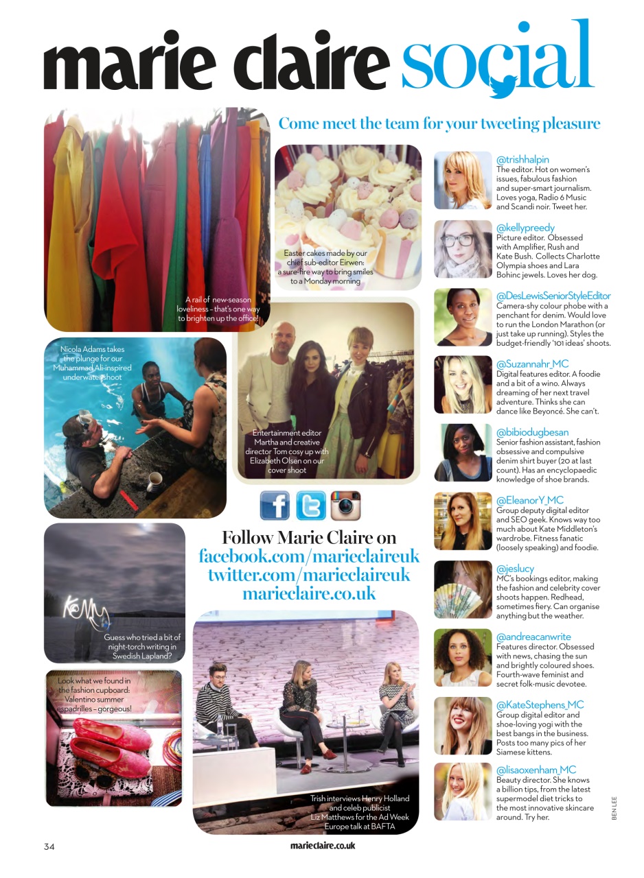 Marie Claire Preview Pages