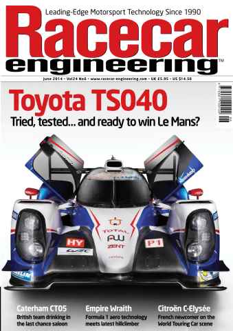 Racecar Engineering issue June 2014