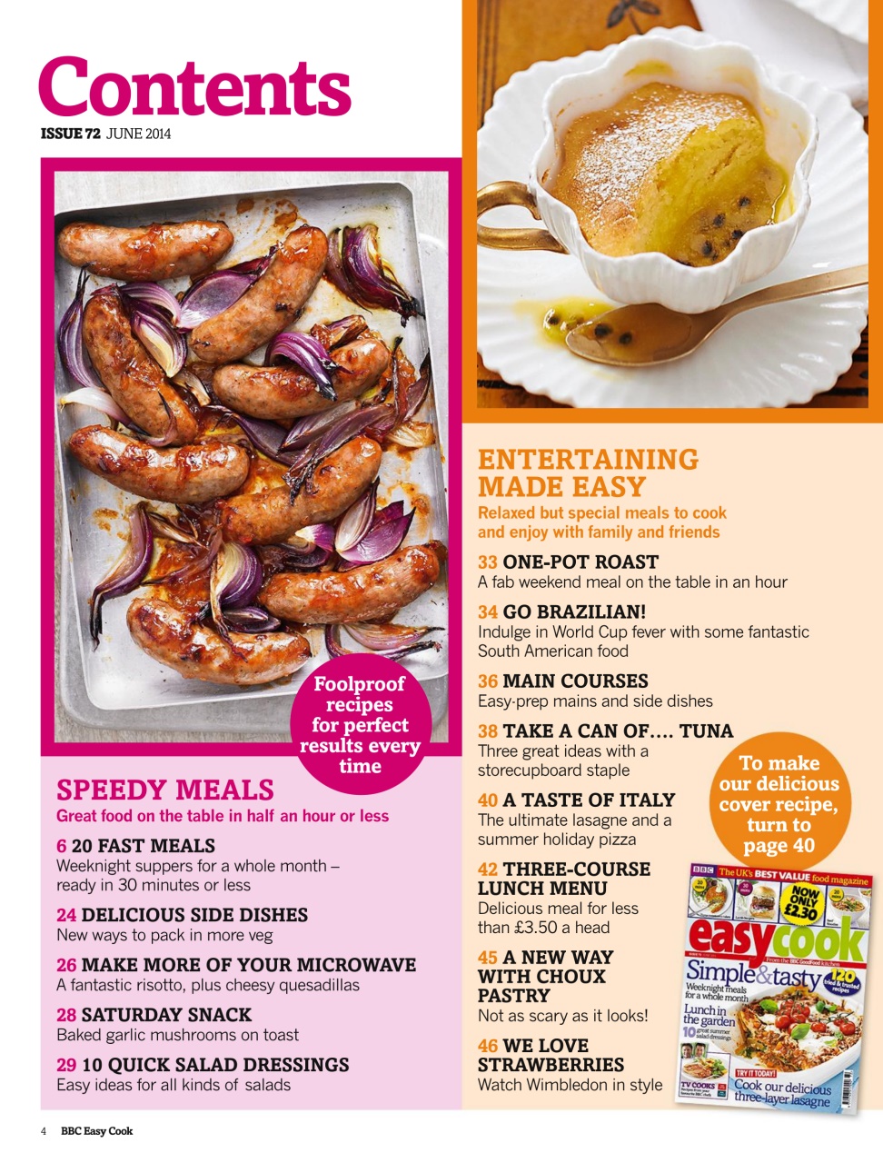 Easy Cook Magazine Preview Pages
