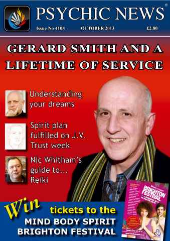 Psychic News issue October 2013
