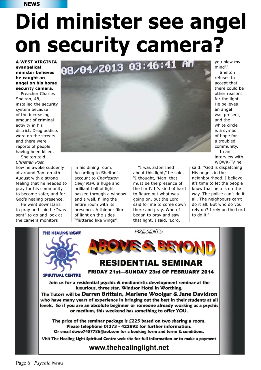 Psychic News Preview Pages